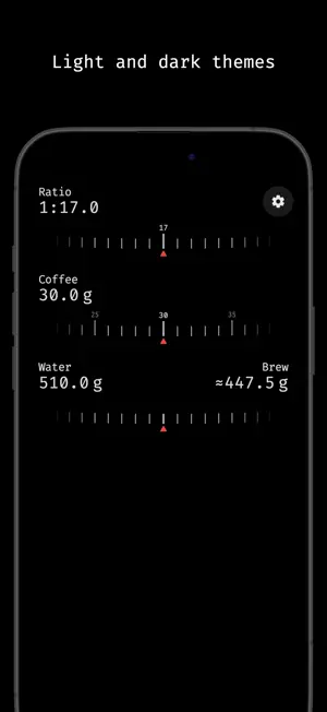 Ratio M8: Coffee Calculator screenshot 3