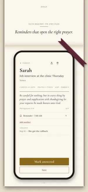 Knelt: Prayer Journal & List screenshot 3