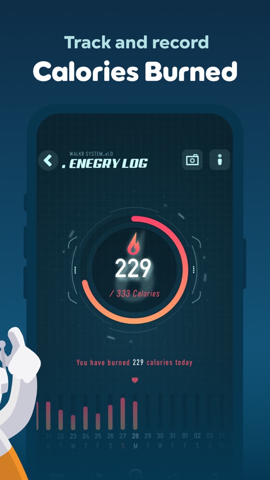 #3. Walkr - Gamified Fitness Walk (iOS) Ved: SPARKFUL INC.