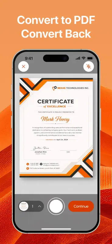 Lens Document Scan & Editor screenshot 5 of 6