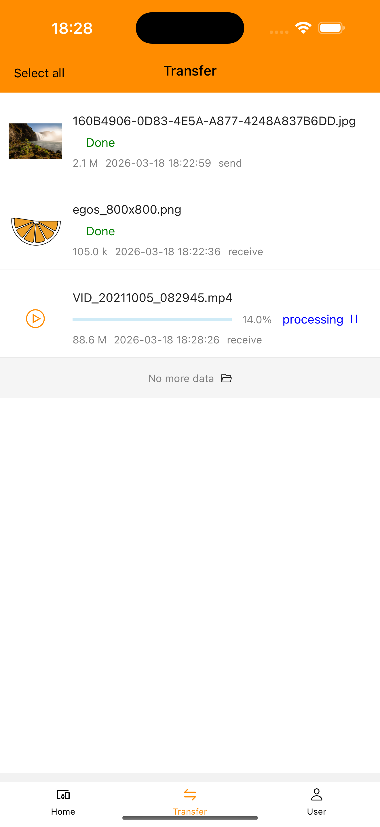 egos: File Transfer & Sharing screenshot 5