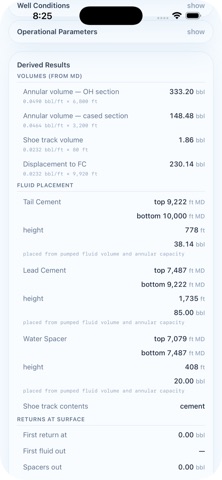 Cementing Engineer Screenshot 4 of 5