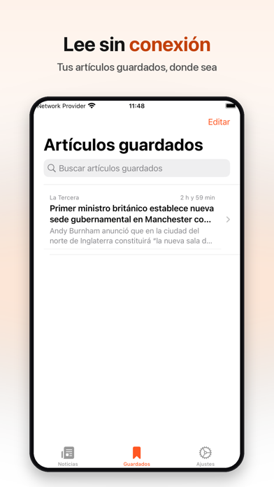 Noticias de Chile: Diarios iPhone screenshot