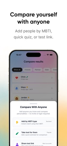 Fiveminds: AI Personality Test screenshot