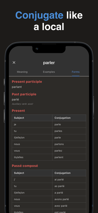 Metropolitan French Dictionary Screenshot 2 of 5