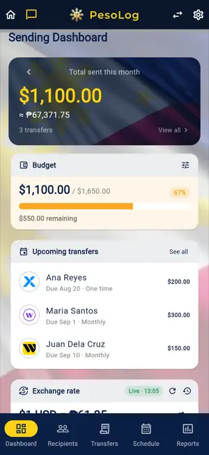 PesoLog screenshot 1