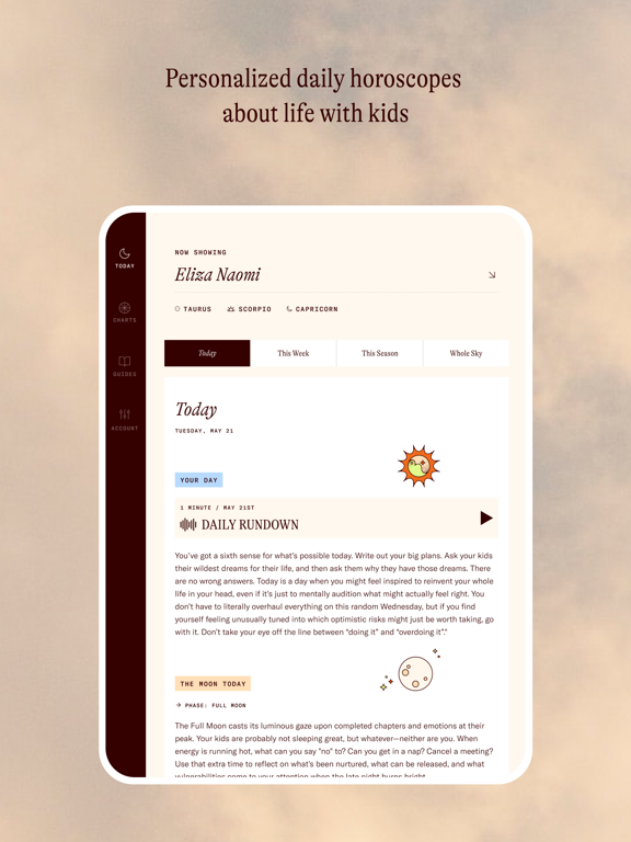 STAR/CHILD iPad screenshot 3 - Lifestyle app