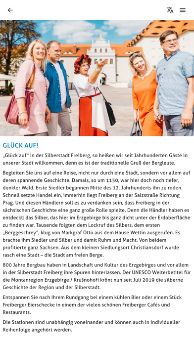 Silberstadt® Freiberg Guide Screenshot