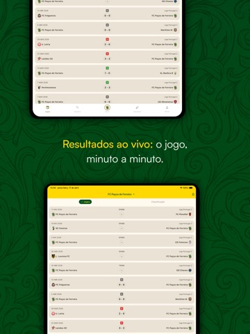 FC Paços de Ferreira iPad screenshot