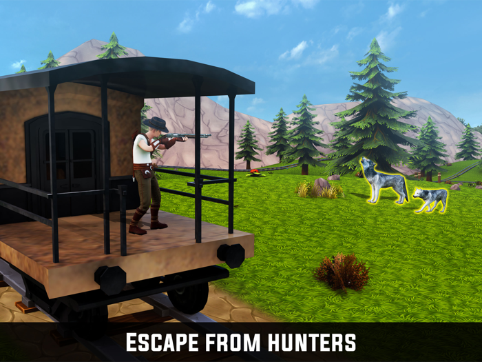 Animal Simulator-Wolf Games 3D