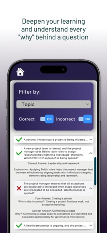 PRINCE2 Practitioner Exam Prep screenshot