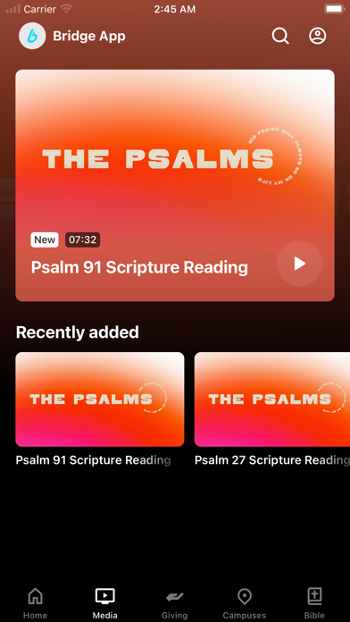 Bridge Church VA/NC iPhone screenshot 2 - Education app