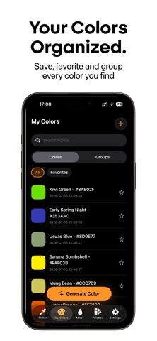 Color Match Identifier iPhone screenshot