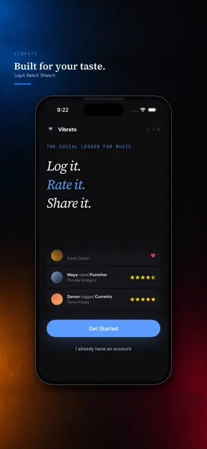 Vibrato: Music Journal screenshot 1