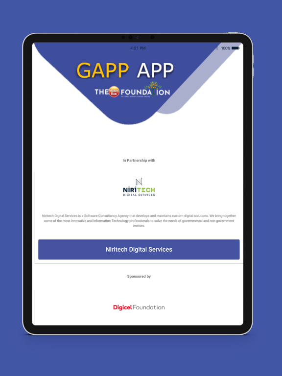GAPP APP- Honey Bun Foundation iPad screenshot
