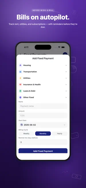 Spendsya: Budget & Money Track screenshot 3