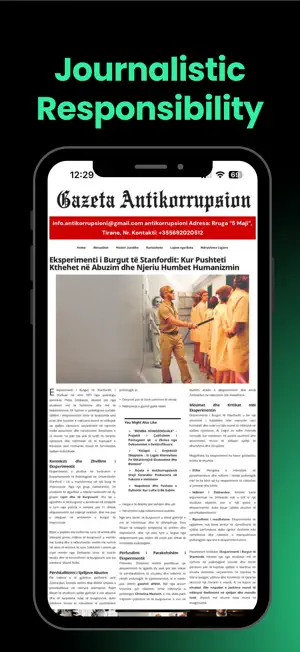 Gazeta Antikorrupsioni screenshot 1