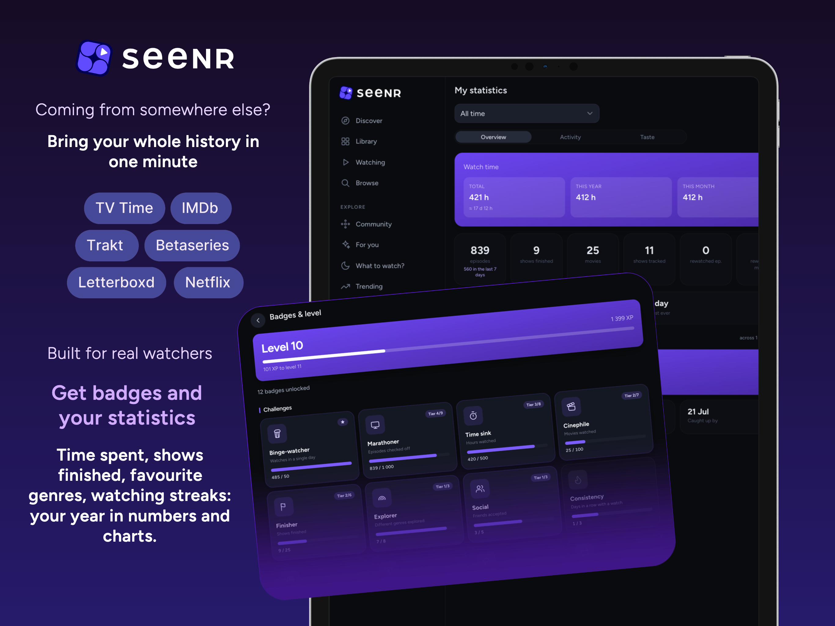 Seenr: Series & Movie Tracker screenshot 10