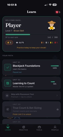 Count Dojo - BJ Card Counting screenshot