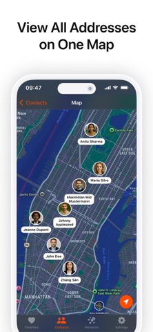Starrise Contacts: Notes & CRM iPhone screenshot