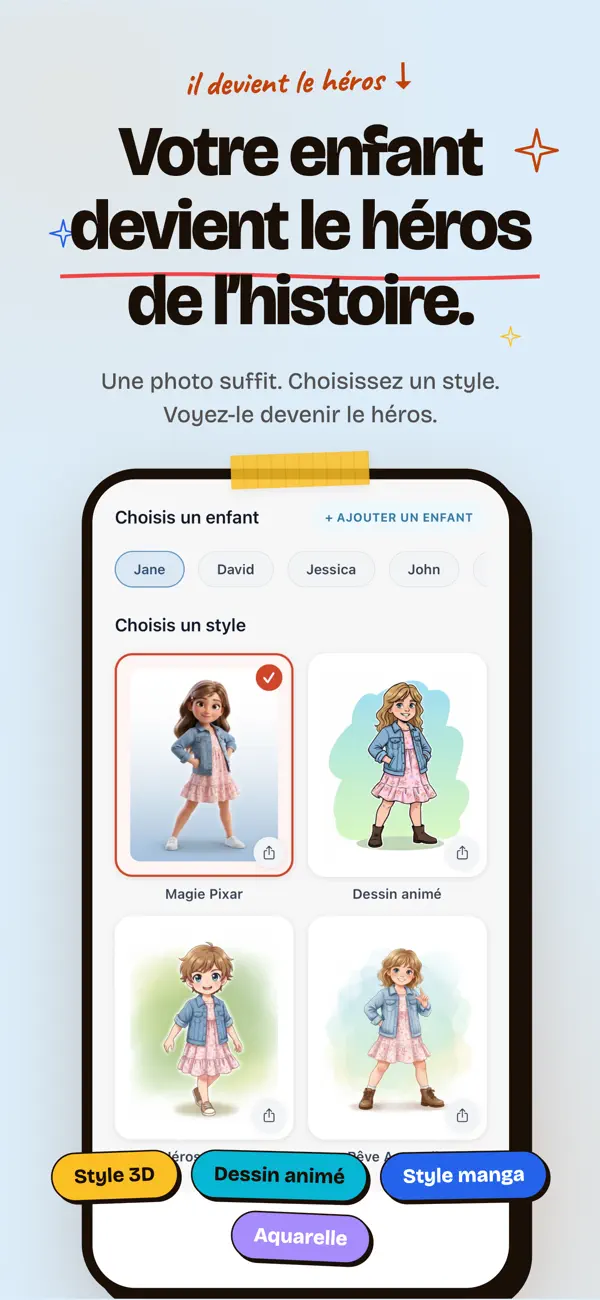 Screenshot #1 pour HeroKid: Mon enfant héros