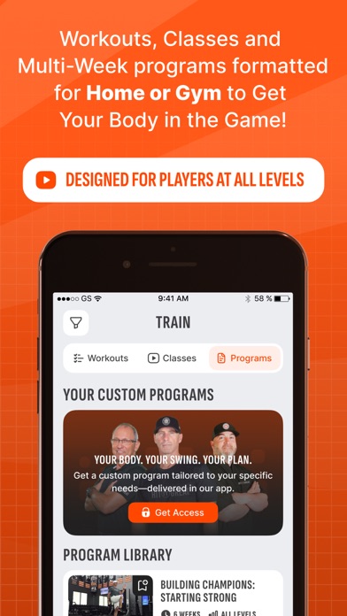 Golf Fitness by HIT IT GREAT® Screenshot