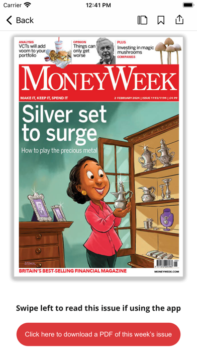 MoneyWeek Screenshot