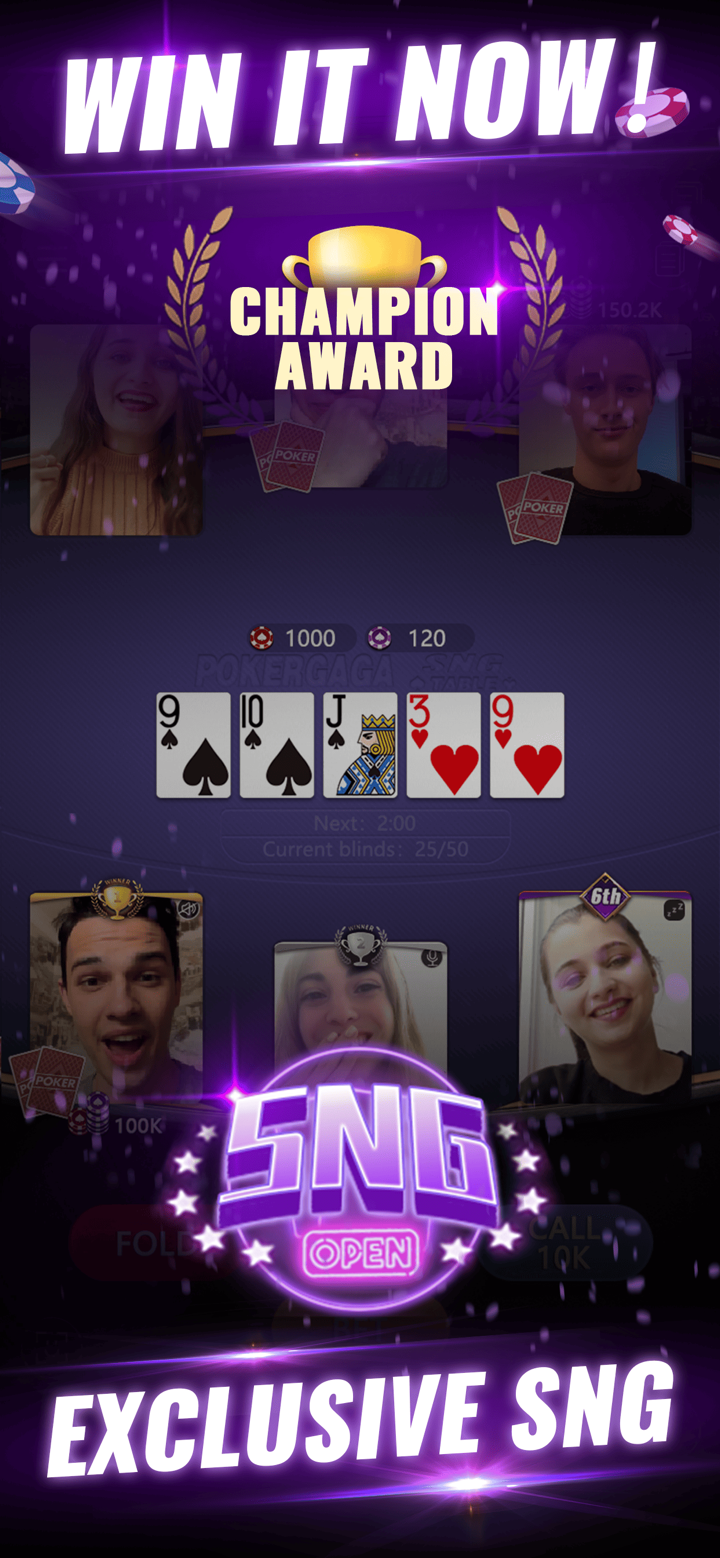 PokerGaga: Texas Holdem Poker screenshot 3
