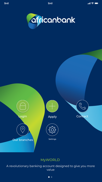 African Bank iPhone screenshot 1