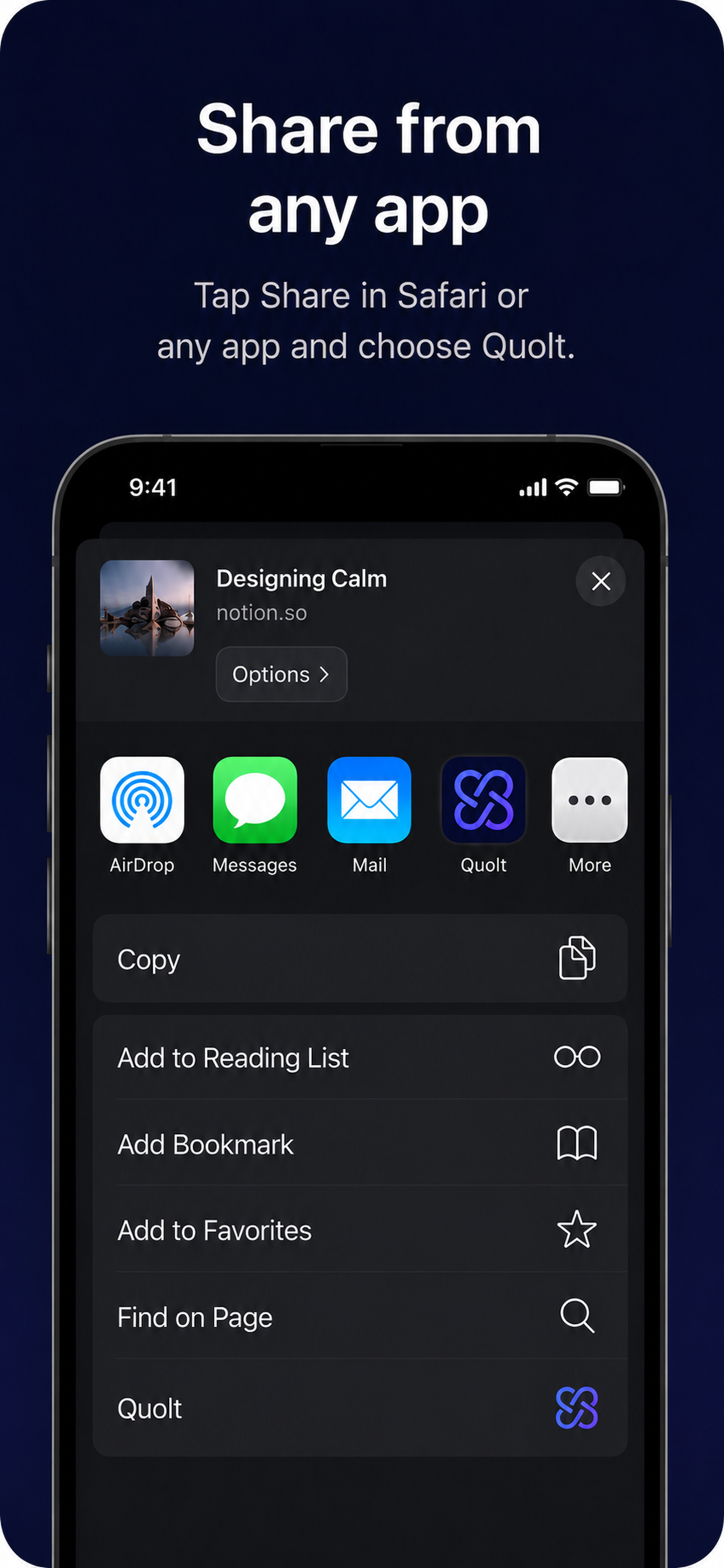Quolt: Save Links & Articles screenshot 3