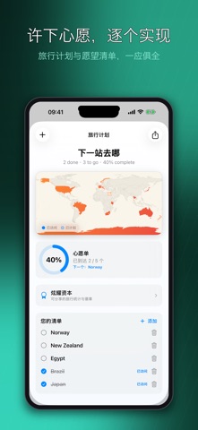 PhotoFlight — 去过的地方 screenshot