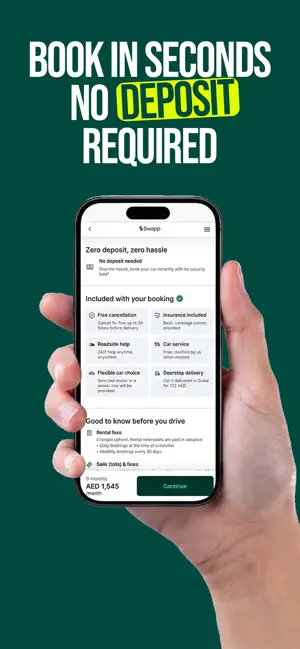 Swapp - Car rentals simplified screenshot 4