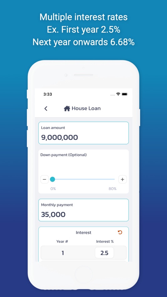 #6. Interest Calculator All in One (iOS) 由: Chanin Nokpej