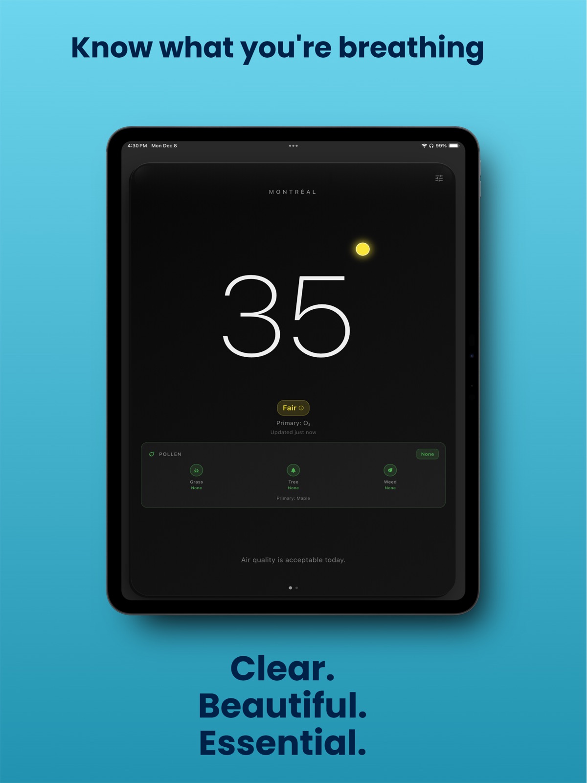Air Quality App - AQI Index ipad screenshot 1