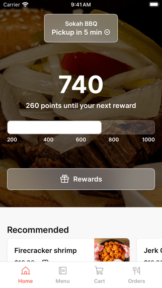 Sokah: Caribbean BBQ iPhone screenshot 1 - Food & Drink app