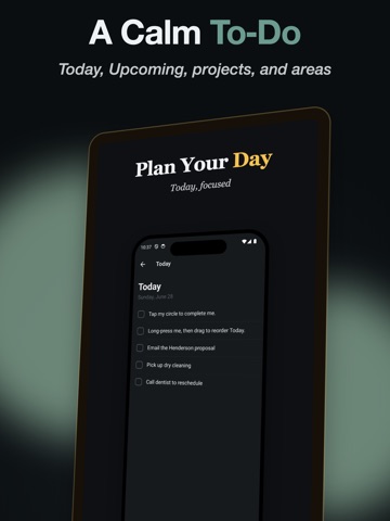 Settled: Tasks & To-Do iPad screenshot