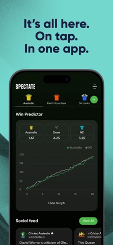 Spectate Sports: Cricket Live screenshot