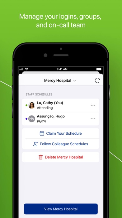 Amion - Clinician Scheduling Screenshot