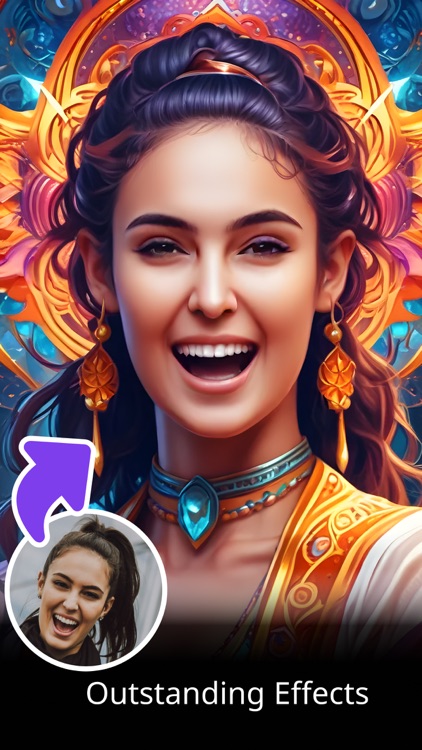 Photo to cartoon portrait screenshot-8