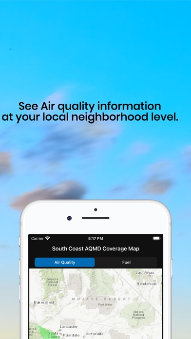 South Coast AQMD Screenshot