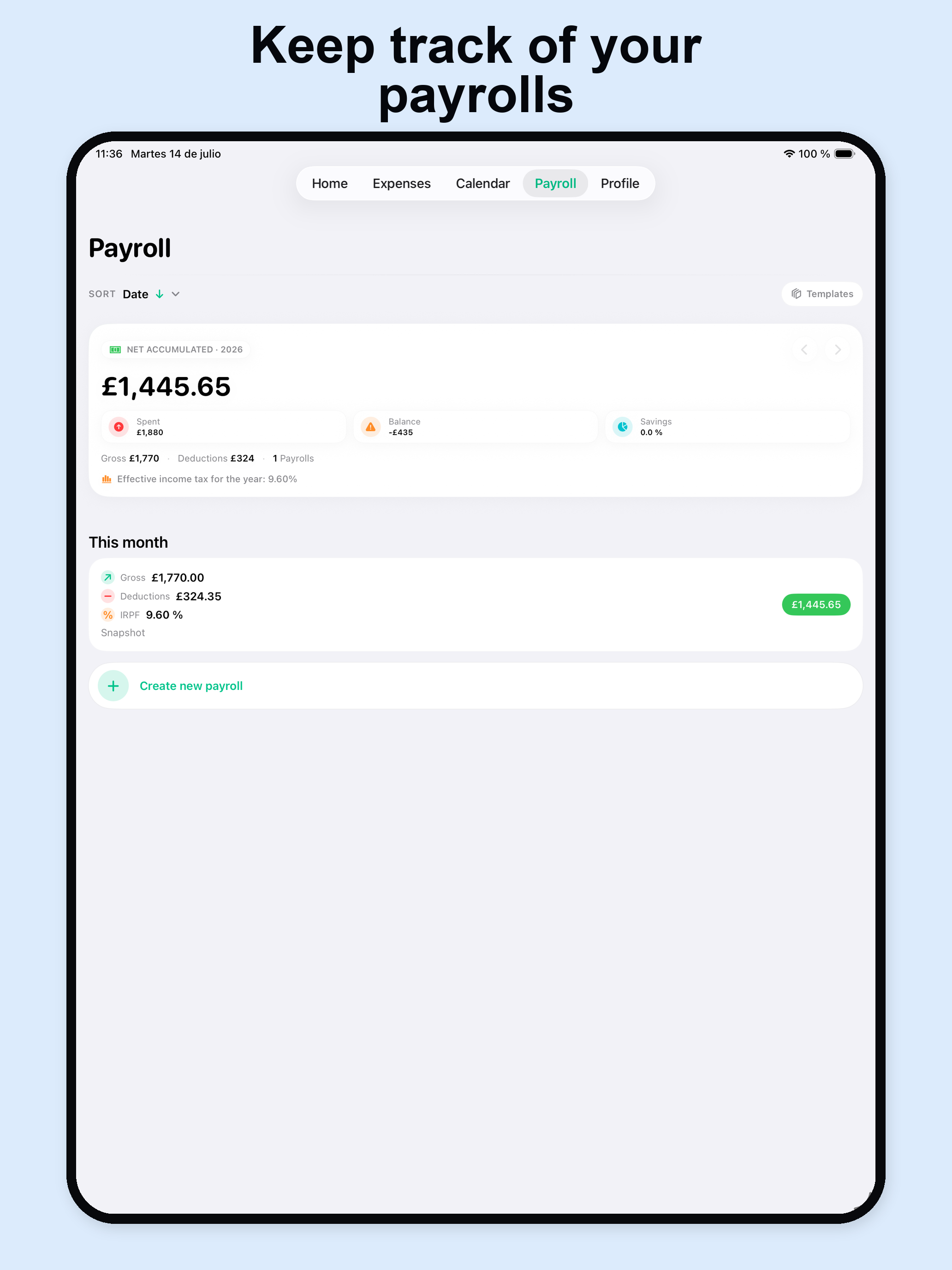 Expenses & Subscriptions screenshot 12