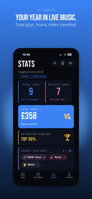 Loud: Concert & Gig Tracker screenshot 3