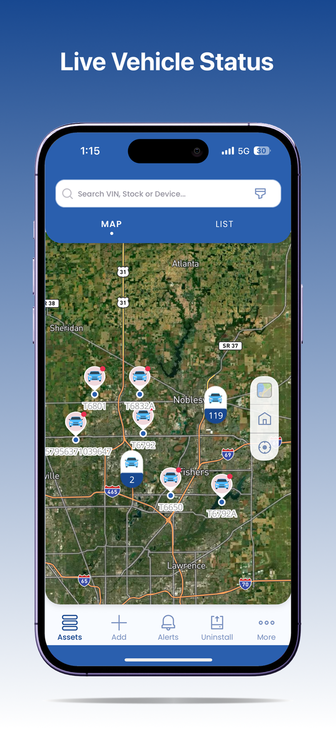 Vanguard Dealer Service GPS