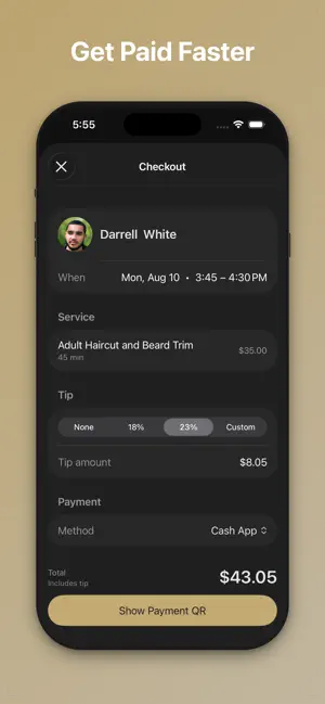 Fade: Barber Booking App screenshot 4