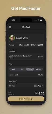 Fade: Barber Booking App Screenshot 4 of 5