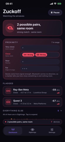 ZuckOff app screenshot