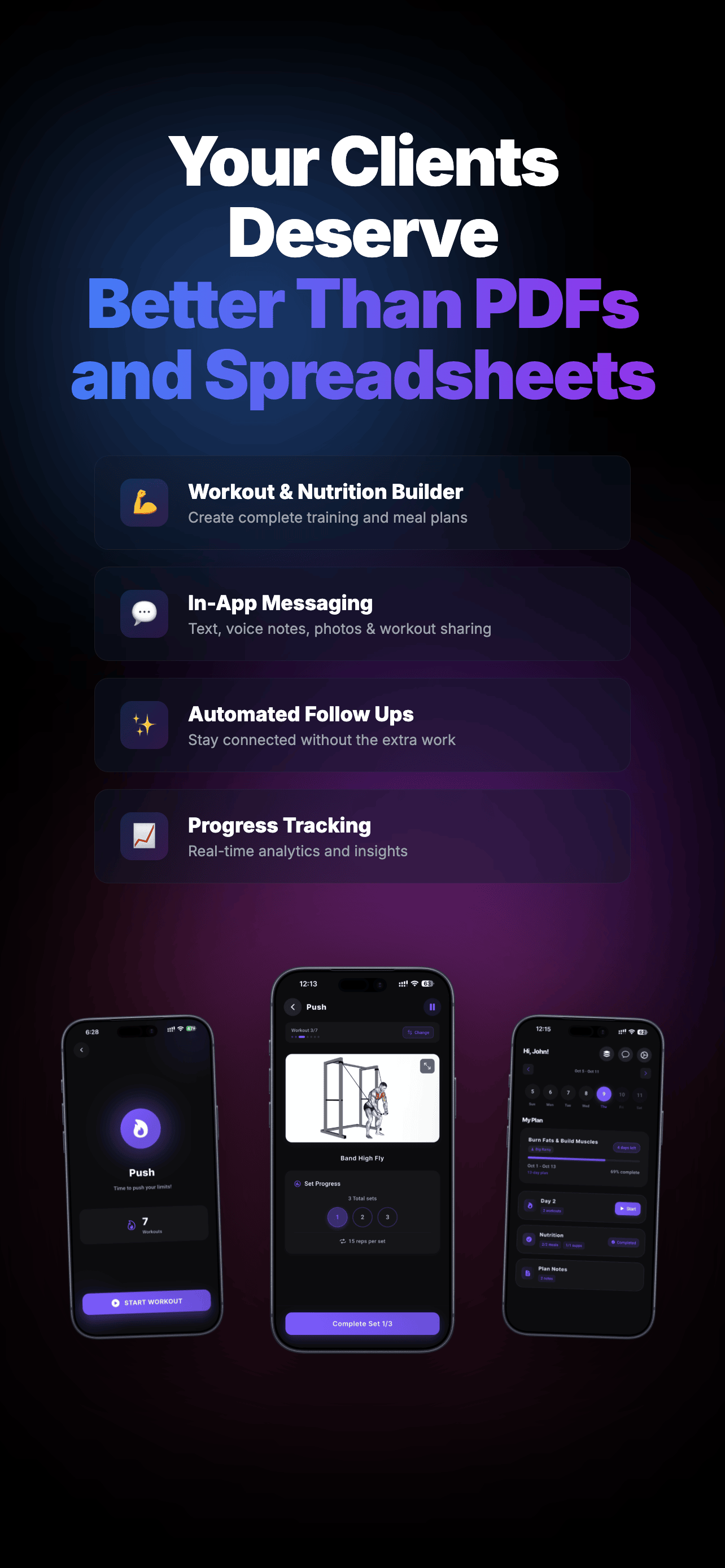 ProCoach: Fitness Coaching App