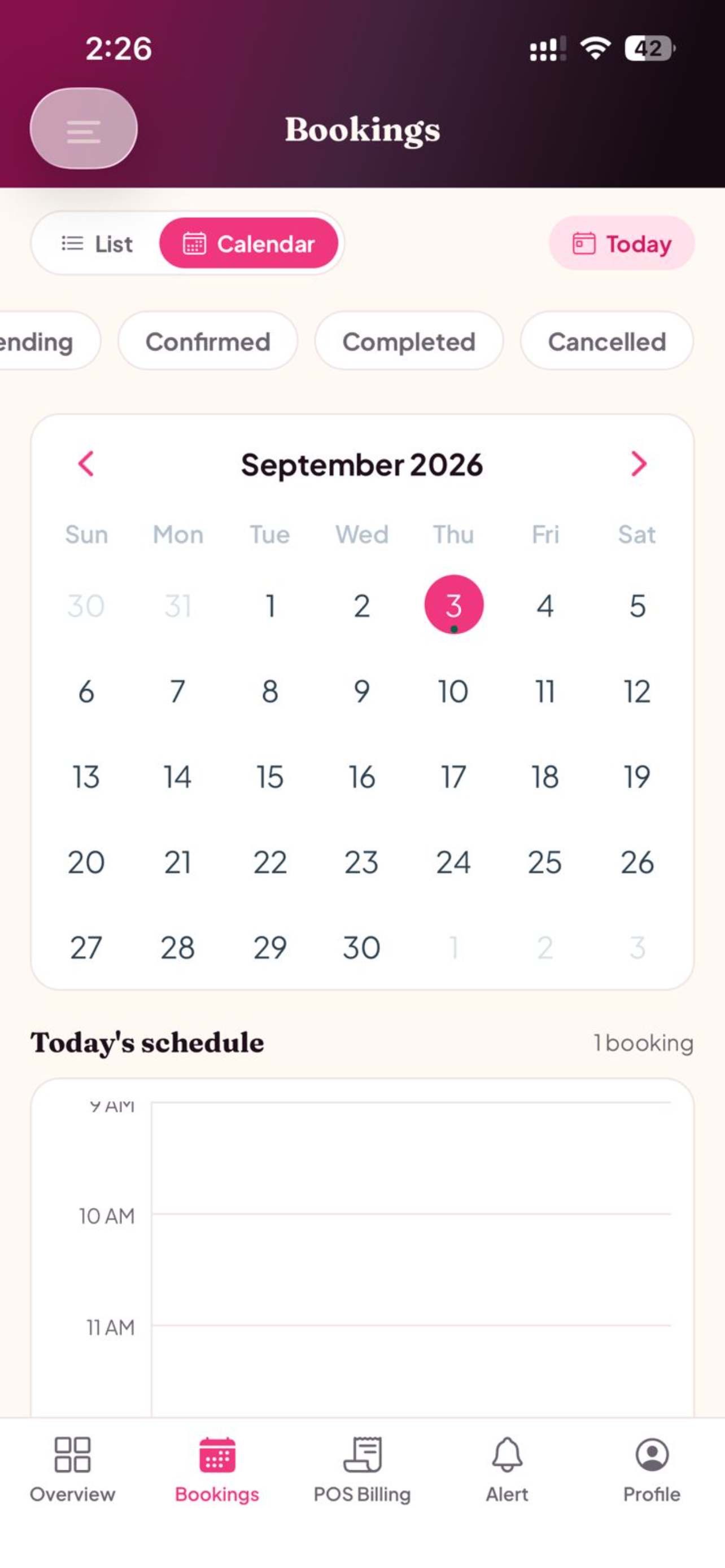 Screenshot 1 of GlamEdge Owner