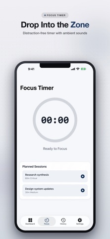 DeepBlock - Focus Time Blocks iPhone screenshot
