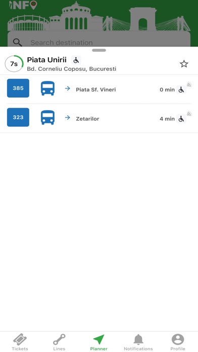 Info Transport Bucharest Screenshot
